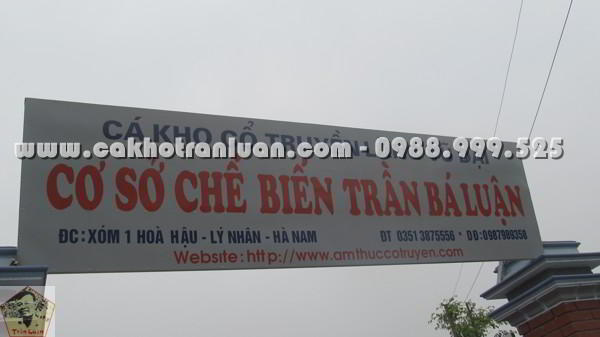 Thương hiệu cá kho Trần Luận