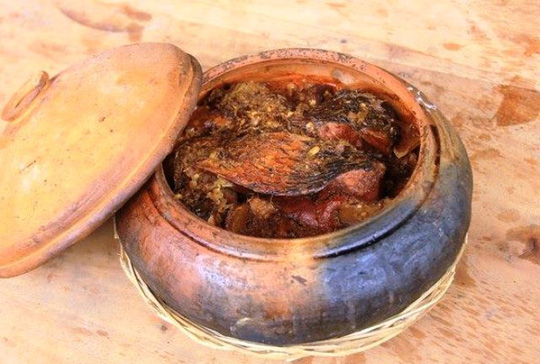 mua niêu cá kho làng vũ đại ở ninh thuận