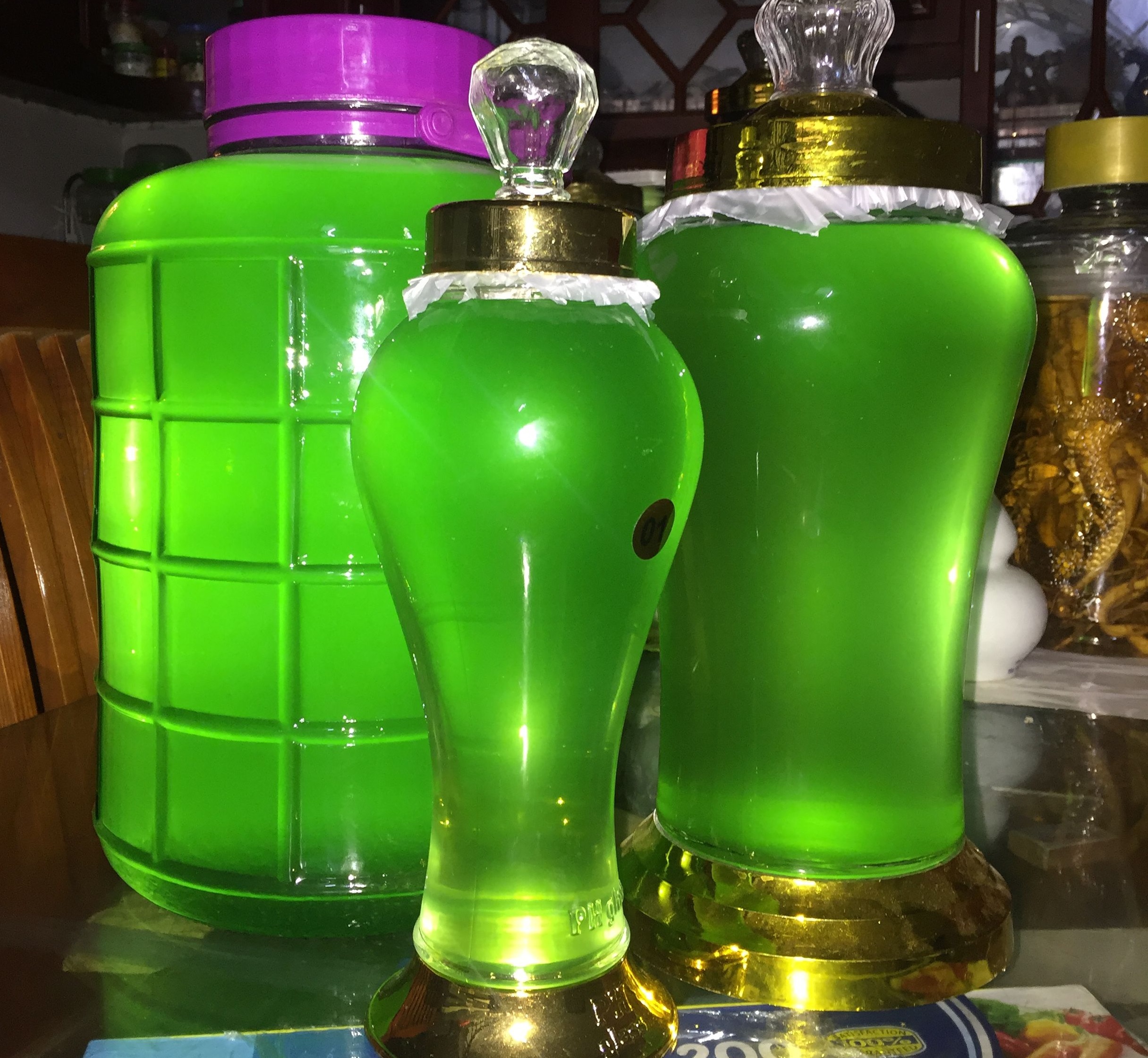 Rượu áp xanh Bến Tre