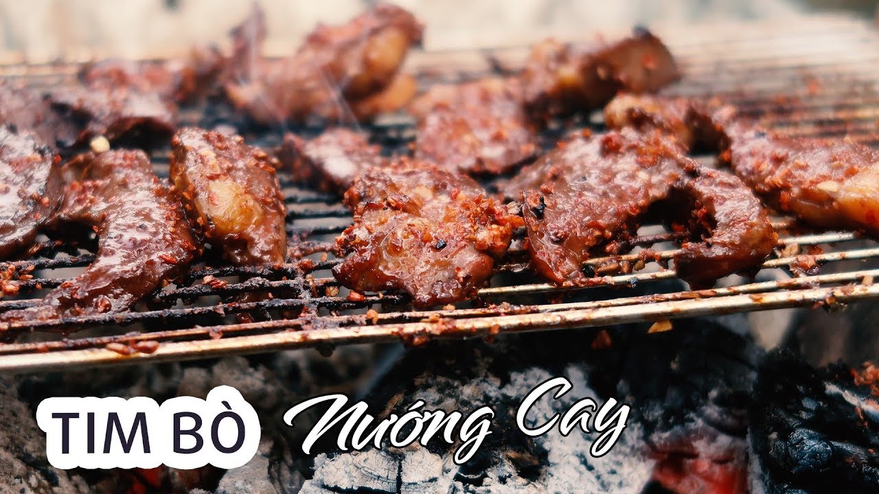 Hướng dẫn chi tiết cách làm tim bò nướng cay