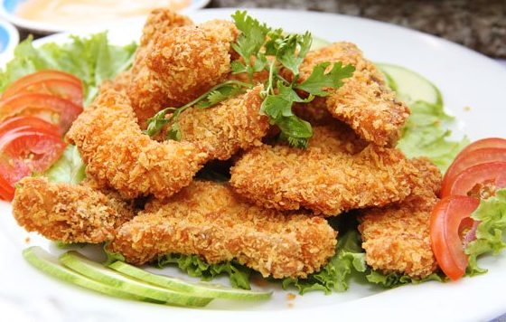 cá chép phile chiên giòn