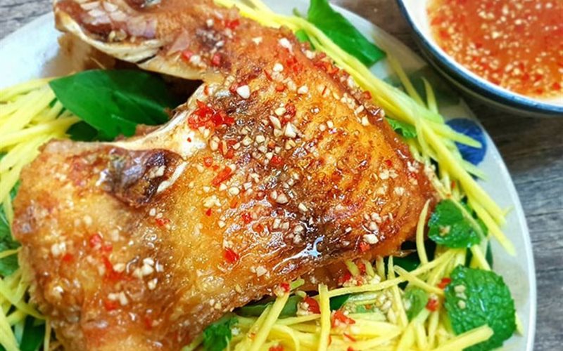 ca dieu hong chien mam