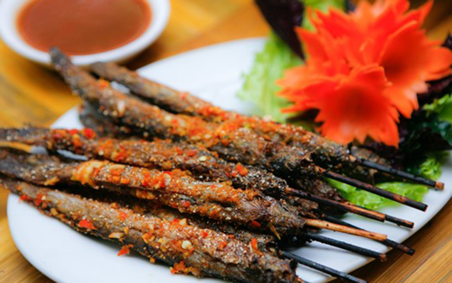 Cá kèo nướng muối ớt thơm ngon