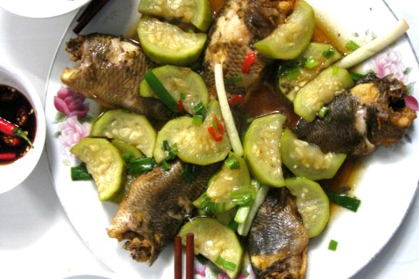 nguyên liệu làm cá rô kho bầu