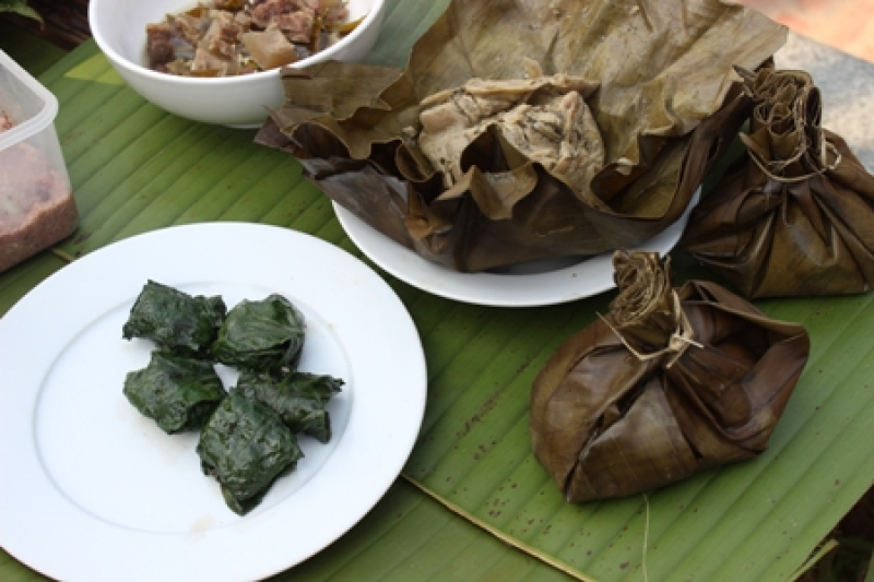 cha rau dau hoa binh