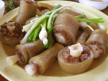 đuôi bò chấm tương bần