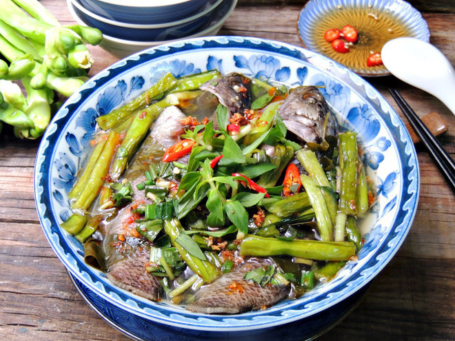 Canh cá rô chữa bệnh
